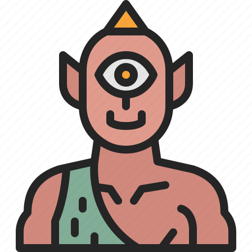 Cyclops, monster, fantasy, avatar, mythology, fairy, tale icon - Download on Iconfinder