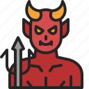 devil, demon, evil, costume, halloween, avatar, character