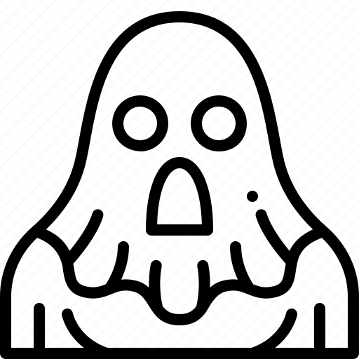 Ghost, costume, scary, character, halloween, spooky, horror icon - Download on Iconfinder