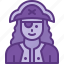 pirate, costume, character, avatar, party, halloween, captain 