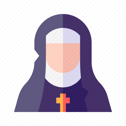 Nun, halloween, horror, scary, party, october, mystery icon - Download on Iconfinder