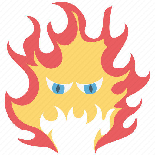 Fire ghost, horror ghost, fire, horrible, creepy, hell fire, giant flame icon - Download on Iconfinder