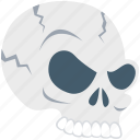 halloween skull, scary evil ghost, evil, dreadful, horrible, scary