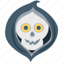 halloween skull, scary evil ghost, frightening, spooky, scary, horror, eve