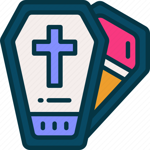 Coffin, death, grave, halloween, funeral icon - Download on Iconfinder