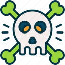 skull, bone, death, halloween, skeleton