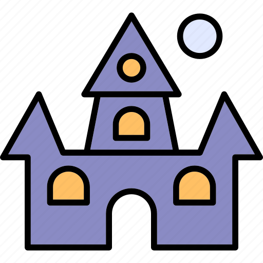 Halloween house, castle, halloween, haunted, horror icon - Download on Iconfinder