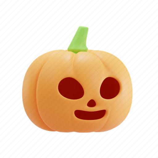 Halloween, pumpkin, autumn, ghost, horror, monster, 3d icons 3D illustration - Download on Iconfinder