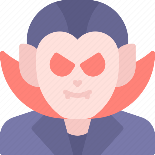 Dracula, vampire, spooky, scary, halloween icon - Download on Iconfinder