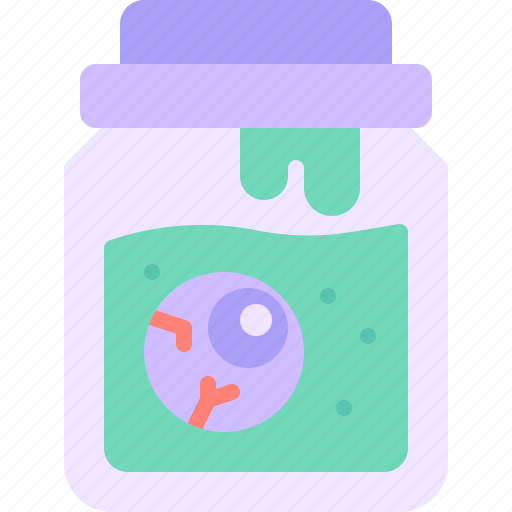Eye, jar, potion, organ, eyeball, halloween icon - Download on Iconfinder