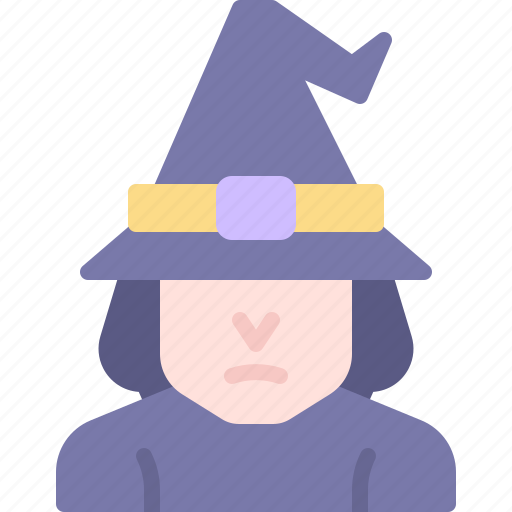 Witch, halloween, costume, party, user, hat icon - Download on Iconfinder