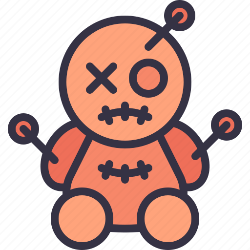 Doll, voodoo, spooky, scary, halloween icon - Download on Iconfinder