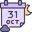 halloween, october, event, date, calendar 