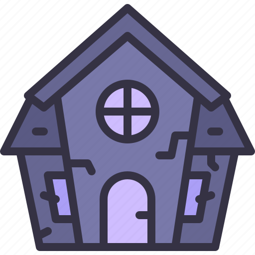 Haunted, house, castle, scary, halloween icon - Download on Iconfinder