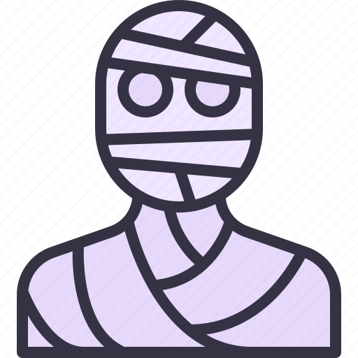 Spooky, mummy, scary, fear, horror icon - Download on Iconfinder