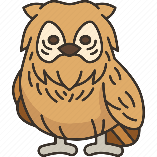 Owl, bird, wildlife, feathered, nocturnal icon - Download on Iconfinder