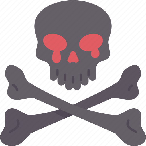 Crossbones, skull, death, danger, dangerous icon - Download on Iconfinder