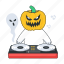 halloween dj, horror dj, disc jockey, halloween character, spooky dj 