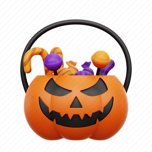 Pumpkin, halloween, illustration, festival 3D illustration - Download on Iconfinder