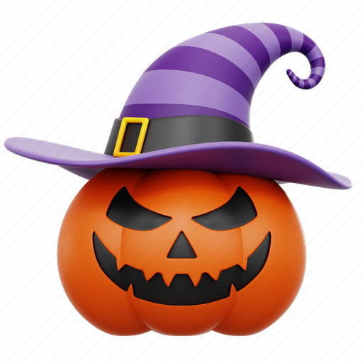 Pumpkin, halloween, illustration, festival 3D illustration - Download on Iconfinder