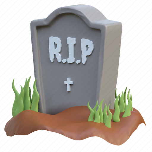 Cemetery, graveyard, halloween, illustration, sign, horror, scary 3D illustration - Download on Iconfinder