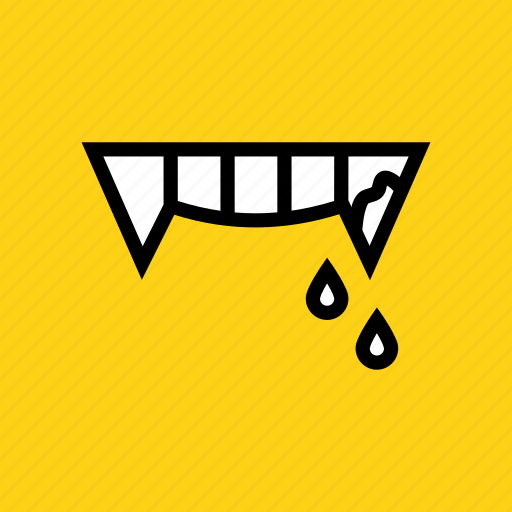 Blood, dracula, fangs, suck, teeth, tooth, vampire icon - Download on Iconfinder