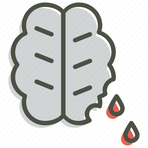 Blood, brain, halloween, horror, spooky, zombie icon - Download on Iconfinder