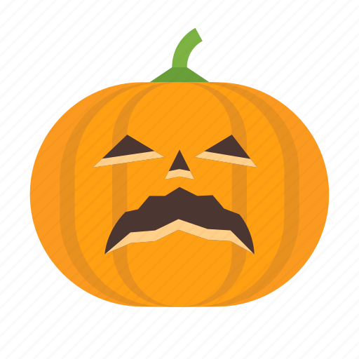 Halloween, jack, lantern, o, pumpkin, sad, scary icon - Download on Iconfinder