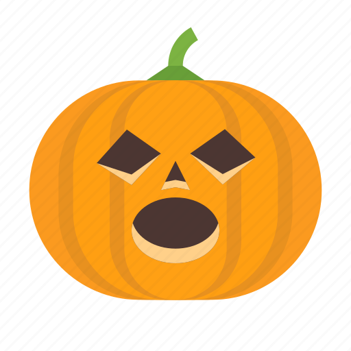 Halloween, jack, lantern, o, pumpkin, surprised, spooky icon - Download on Iconfinder