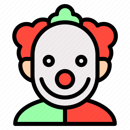 Clown, evil, horror, killer, pennywise icon - Download on Iconfinder