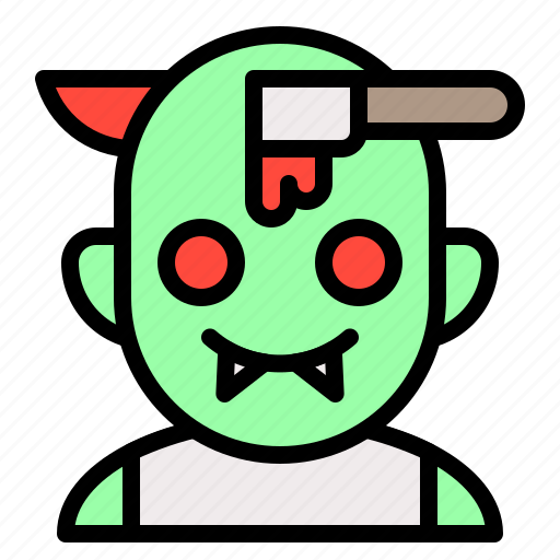 Deadman, knife, monster, undead icon - Download on Iconfinder