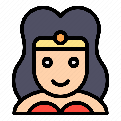 Dc comics, princess diana, superhero, woman, wonder woman icon - Download on Iconfinder