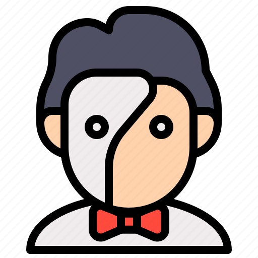 Face mask, male, mask, phantom, phantom of the opera icon - Download on Iconfinder
