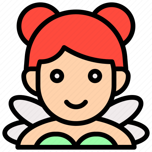 Fairy, fay, female, myth, spirit icon - Download on Iconfinder