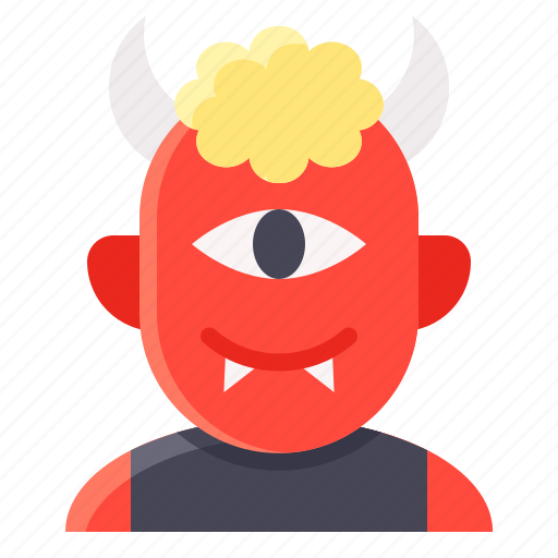 Cyclopes, evil, man, monster, one-eyed icon - Download on Iconfinder
