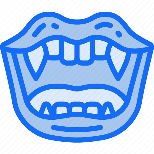 Blood, evil, halloween, mouth, teeth, vampire icon - Download on Iconfinder