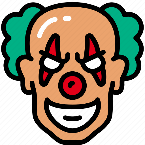 Clown, evil, halloween, jester, laugh icon - Download on Iconfinder