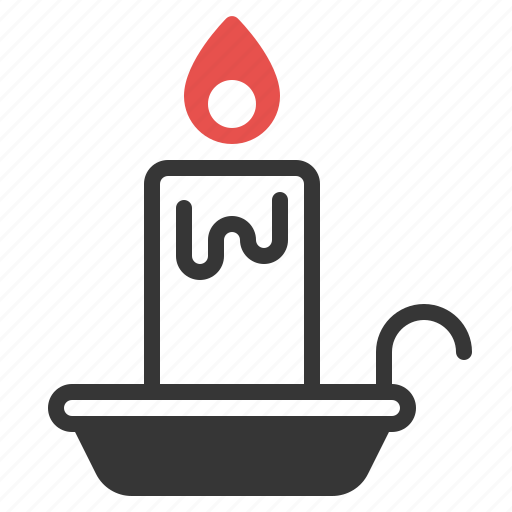 Candle, candlelight, decoration, flame, glowing, wax icon - Download on Iconfinder