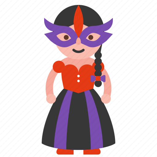 Avatar, character, costume, halloween, mask, mask girl icon - Download on Iconfinder