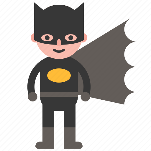 Bat, halloween, character, bat boy, costume icon - Download on Iconfinder