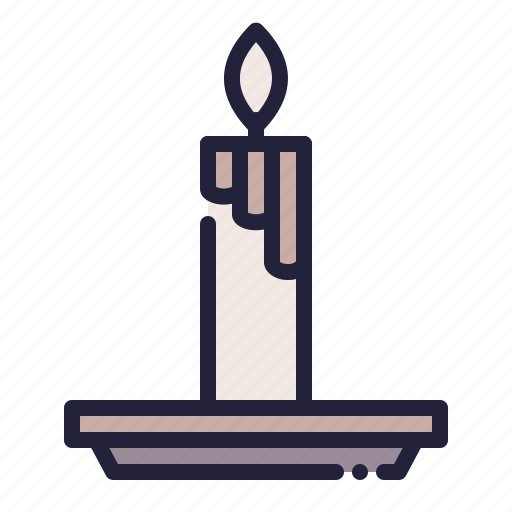 Candle, halloween, scary, horror, spooky, fear, mystery icon - Download on Iconfinder