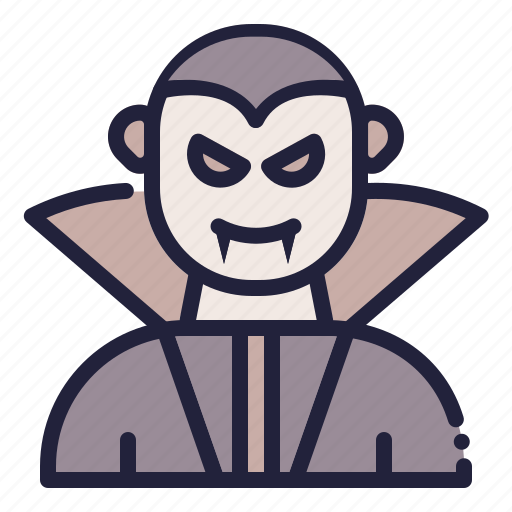 Dracula, halloween, scary, horror, spooky, fear, mystery icon - Download on Iconfinder