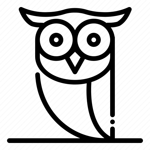 Owl, halloween, scary, horror, spooky, fear, mystery icon - Download on Iconfinder