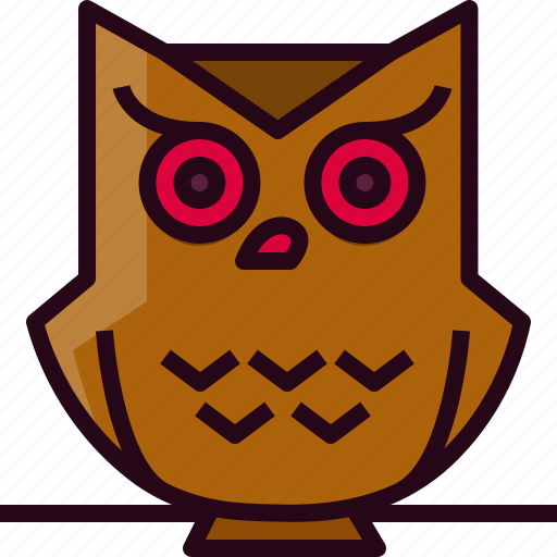 Full, halloween, lunar, moon, nighttime, owl icon - Download on Iconfinder