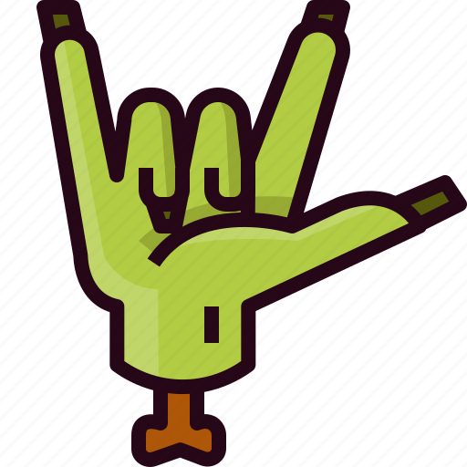 Finger, halloween, hand, love icon - Download on Iconfinder