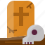 dead, grave, graveyard, halloween, skull, tomb 