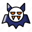 halloween, evil, horror, bat 