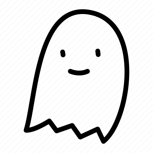 Boo, cute, ghost, halloween, smile icon - Download on Iconfinder