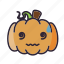 halloween, ill, lantern, pumpkin, sick 
