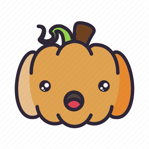 Halloween, lantern, pumpkin, surprised icon - Download on Iconfinder